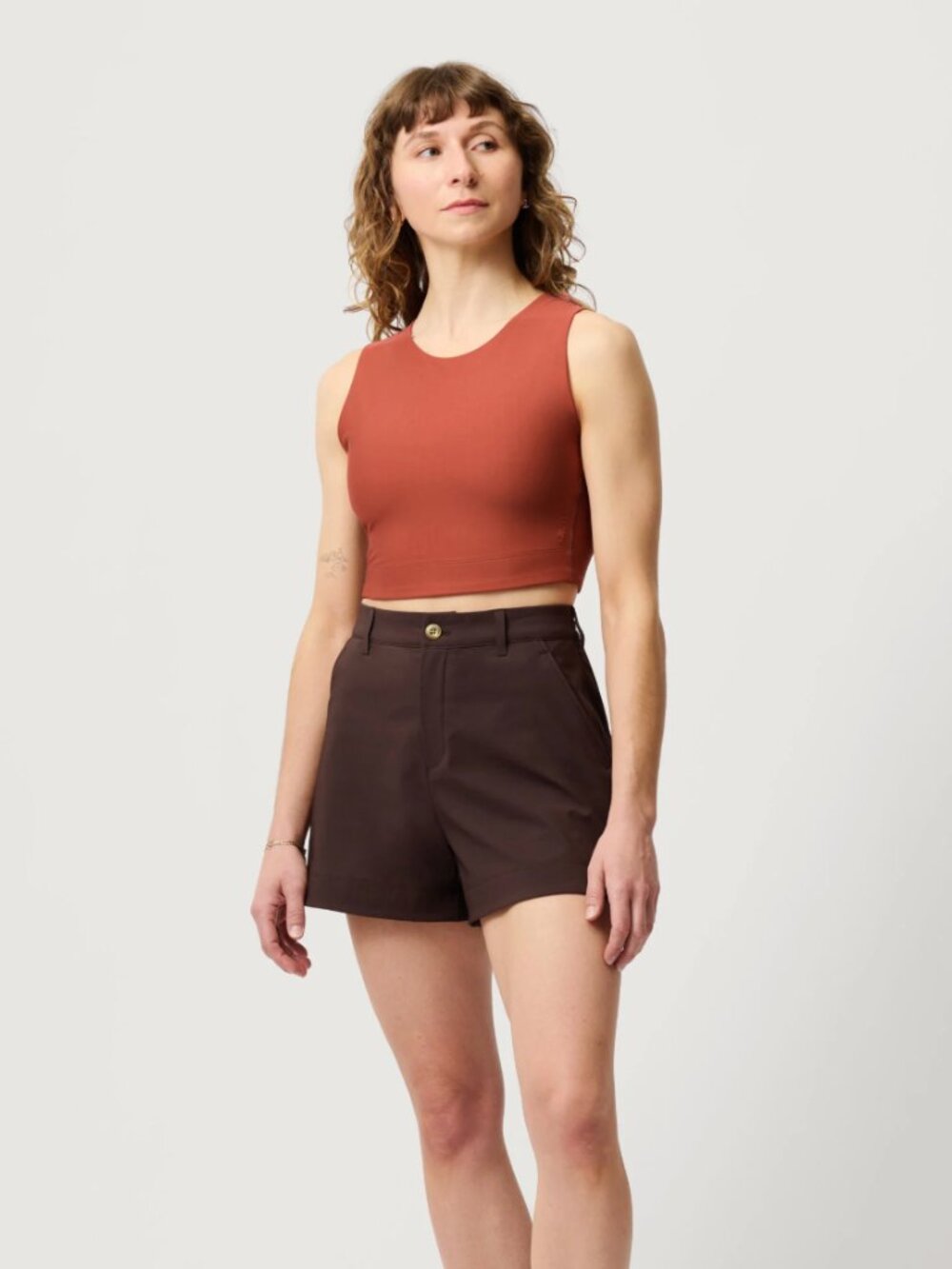 Hikerkind Performance Base Top 01 — Nectar (Rust) | NWOT | Size S